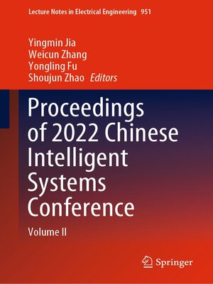 cover image of Proceedings of 2022 Chinese Intelligent Systems Conference